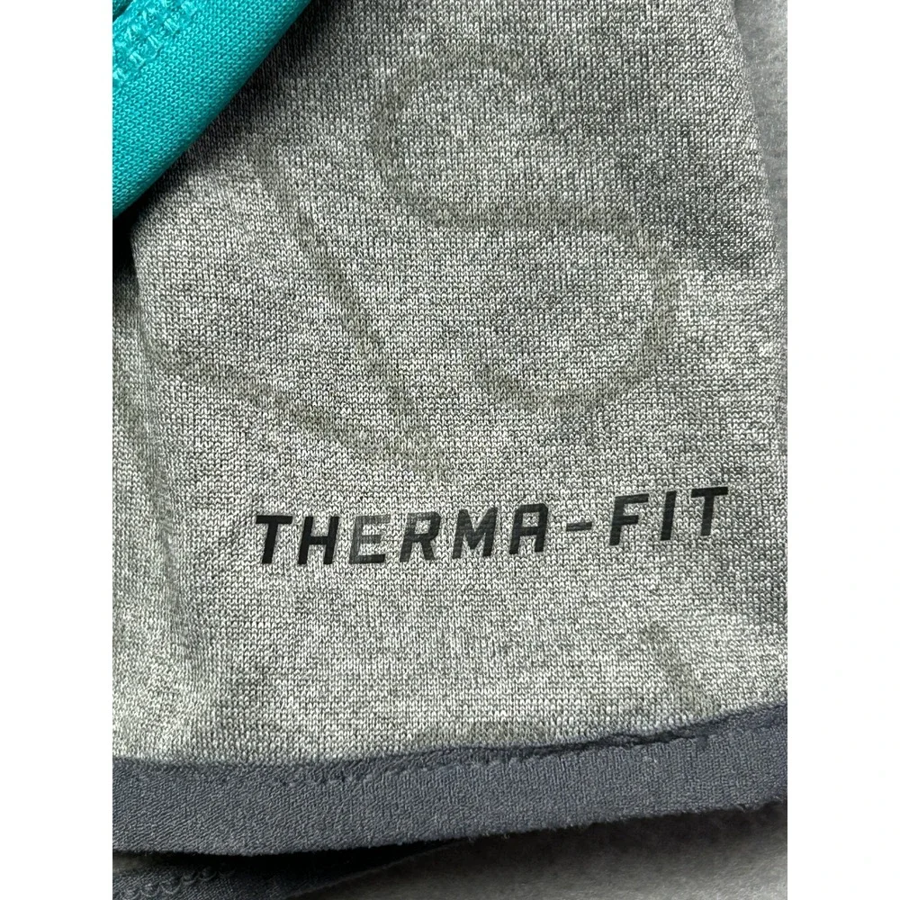 Nike Miami Dolphins Hoodie Polyester Gray Teal Medium Mens